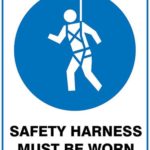 Mandatory Safety Harness Must Be Worn