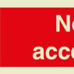 No access sign