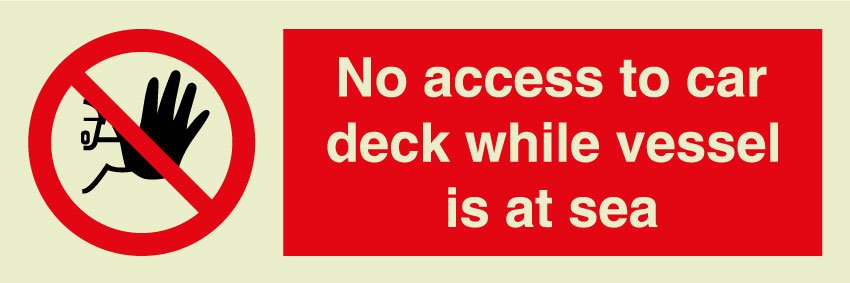 product_n_o_no_access_to_car_deck_while_vessel_is_at_sea-1.jpg No access to car deck while vessel is at sea sign