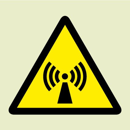 Non-ionising radiation symbol