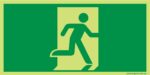 Running Man Exit Sign