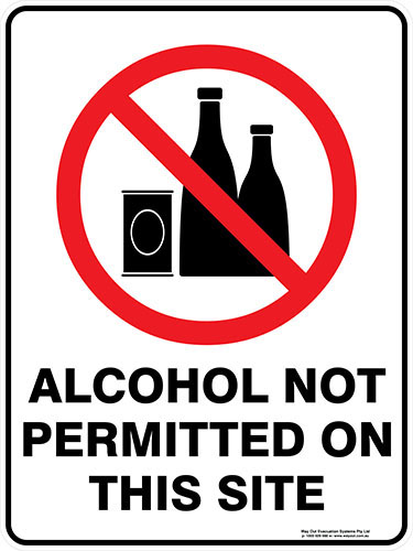 Prohibition Alcohol Not Permitted On This Site