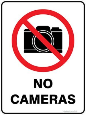 Prohibition No Cameras