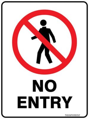 Prohibition No Entry