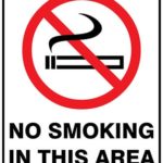 Prohibition No Smoking In This Area