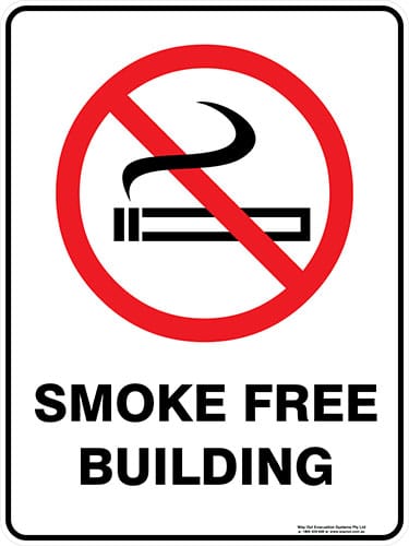 Prohibition Smoke Free Building