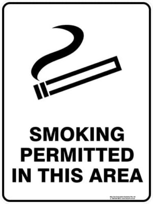Prohibition Smoking Permitted In This Area