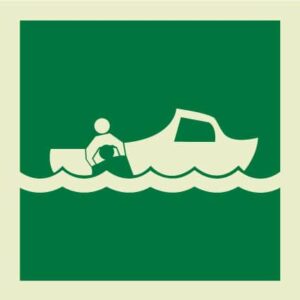 Rescue boat IMO Sign