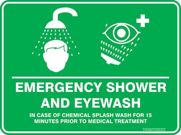 Safety Emergency Shower And Eyewash