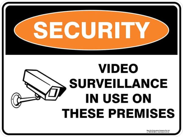 Security Video Surveillance In Use On These Premises 2