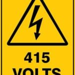 Warning 415 Volts