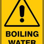 Warning Boiling Water