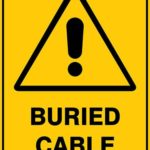 Warning Buried Cable