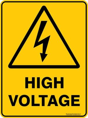 Warning High Voltage