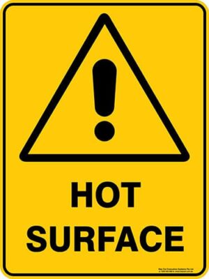 Warning Hot Surface