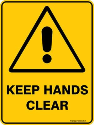 warning Keep Hands Clear