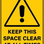 Warning Keep This Space Clear