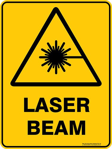Warning Laser Beam