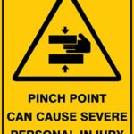 Warning Pinch Point Can Cause Severe Personal Injury