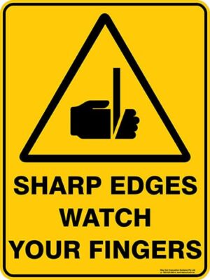 Warning Sharp Edges Watch Your Fingers