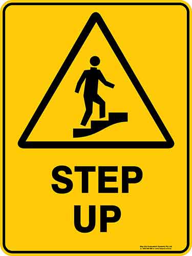 warning Step Up