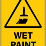 Warning Wet Paint