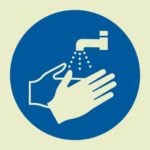 Wash hands IMO Sign